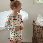 【100-150cm】水着 ポカドット 3点セット かわいい - 画像 (7)
