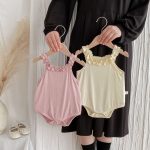 【66-90cm】ロンパース ベビー フリル キャミソール - 画像 (4)
