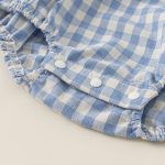 【73-100cm】ロンパース ベビー フリル チェック - 画像 (9)
