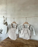 【66-90cm】ロンパース ベビー ポケット付き サロペット - 画像 (12)