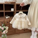 【66-90cm】ロンパース ベビー プリンセス チュール - 画像 (3)