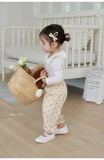【80-130cm】パンツ ベビー ハートor小花柄 虫除け - 画像 (18)