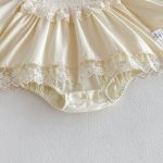 【66-90cm】ロンパース ベビー レース プリンセス - 画像 (15)