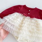 【66-90cm】ロンパース ベビー ケーキ チュール - 画像 (13)