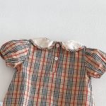 【66-90cm】ロンパース ベビー レトロ チェック柄 - 画像 (11)