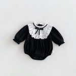 【66-90cm】ロンパース ベビー リボン プリンセス - 画像 (3)
