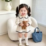【66-90cm】ロンパース ベビー 可愛い 無地 キュート - 画像 (4)