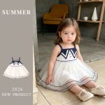【73-100cm】キャミワンピース ベビー プリンセス シンプル - 画像 (2)