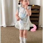 【73-110cm】ワンピース ベビー フリル カートゥーン - 画像 (28)