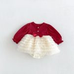 【66-90cm】ロンパース ベビー ケーキ チュール - 画像 (6)