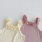 【66-90cm】ロンパース ベビー フリル キャミソール - 画像 (11)