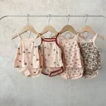 【66-100cm】セットアップ ベビー キャミ 小花柄