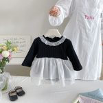 【66-90cm】ロンパース ベビー レース襟 チュール - 画像 (10)