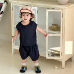 【73-110cm】セットアップ ベビー ゆったり ノースリーブ - 画像 (6)