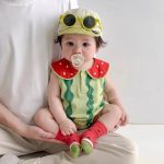 【66-90cm】ロンパースorサロペット ベビー スイカ - 画像 (10)