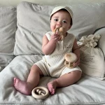 【66-100cm】オールインワン ベビー 犬柄 ワッフル - 画像 (24)