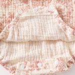 【59-90cm】ロンパース ベビー ブルー 花柄 - 画像 (10)