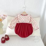 【66-90cm】ロンパース ベビー フラワー キュート - 画像 (6)