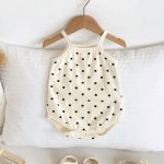 【66-100cm】ロンパース ベビー プリント キャミソール - 画像 (4)