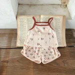 【66-100cm】セットアップ ベビー キャミ 小花柄 - 画像 (9)