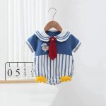【66-90cm】ロンパース ベビー ペンギン柄 セーラー - 画像 (6)