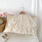 【66-90cm】ロンパース ベビー プリンセス風 レース - 画像 (8)