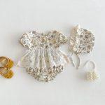 【66-90cm】ロンパース ベビー フラワー プリンセス - 画像 (9)