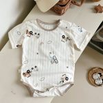 【66-90cm】ロンパース ベビー カートゥーン柄 メッシュ 通気性 - 画像 (8)