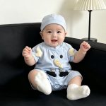 【66-100cm】ロンパース ベビー ゾウー柄 可愛い - 画像 (5)