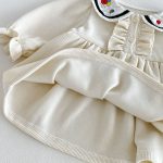 【73-110cm】ワンピース ベビー 折り襟 トレンド - 画像 (13)