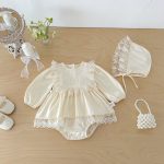 【66-90cm】ロンパース ベビー レース プリンセス - 画像 (11)