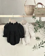 【66-90cm】ロンパース ベビー フリル 韓国風 - 画像 (8)
