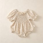 【66-90cm】ロンパース ベビー レトロ風 プリンセス - 画像 (4)