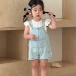 【73-100cm】サロペットorTシャツ ベビー デニム ファッション - 画像 (12)