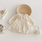 【66-90cm】ロンパース ベビー レース プリンセス - 画像 (2)