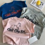 【90-150cm】半袖Ｔシャツ キッズ クマ カートゥーン - 画像 (9)
