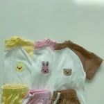 【73-100cm】セットアップ ベビー バイカラー 動物柄 - 画像 (14)