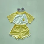 【73-100cm】セットアップ ベビー バイカラー 動物柄 - 画像 (3)