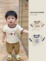 【66-100cm】Tシャツorパンツ ベビー 薄手 カートゥーン - 画像 (2)