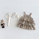 【73-100cm】ワンピース ベビー レオパード カートゥーン - 画像 (3)