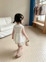 【73-110cm】セットアップ ベビー ノースリープ シンプル - 画像 (5)