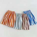 【80-130cm】パンツ 男の子 ストライプ カジュアル
