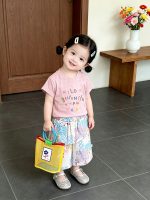 【73-120cm】Tシャツorパンツ ベビー 切り替え カラフル - 画像 (4)
