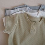 【80-120cm】ルームウェア セットアップ 無地 カジュアル - 画像 (4)