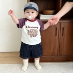 【73-120cm】Tシャツorパンツ ベビー ラグラン カートゥーン - 画像 (5)