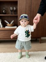 【73-110cm】Tシャツorパンツ ベビー カートゥーン トレンド - 画像 (4)