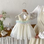 【73-110cm】ワンピース ベビー チュール スウィート - 画像 (3)
