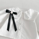 【80-130cm】シャツorワンピース 女の子 フリル エレガント - 画像 (4)