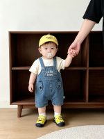 【73-120cm】サロペット ベビー 英字 合わせやすい - 画像 (5)