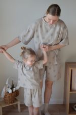 【80-120cm+親サイズ】ルームウェア セットアップ 快適 ゆったり